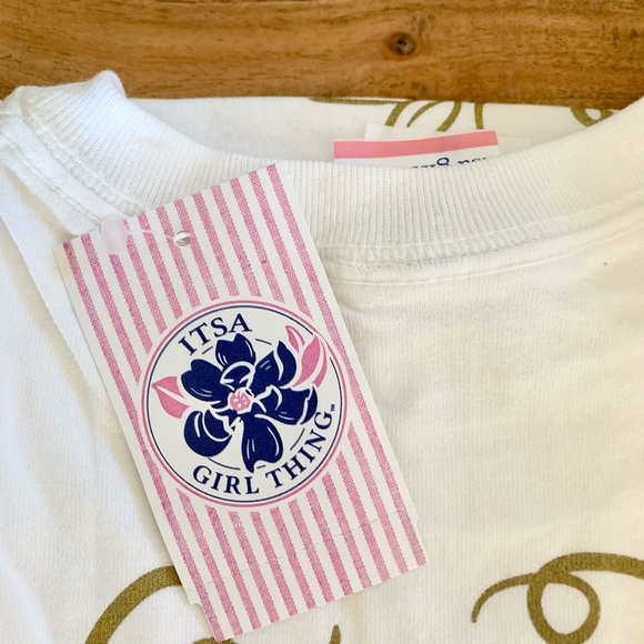 Sweet As A Peach Cute White T-Shirt  ~ Sizes Medium, Large and XL Available - Picture 5 of 5